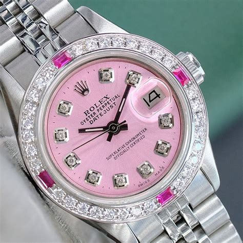 pink face rolex replica|women's rolex pink face.